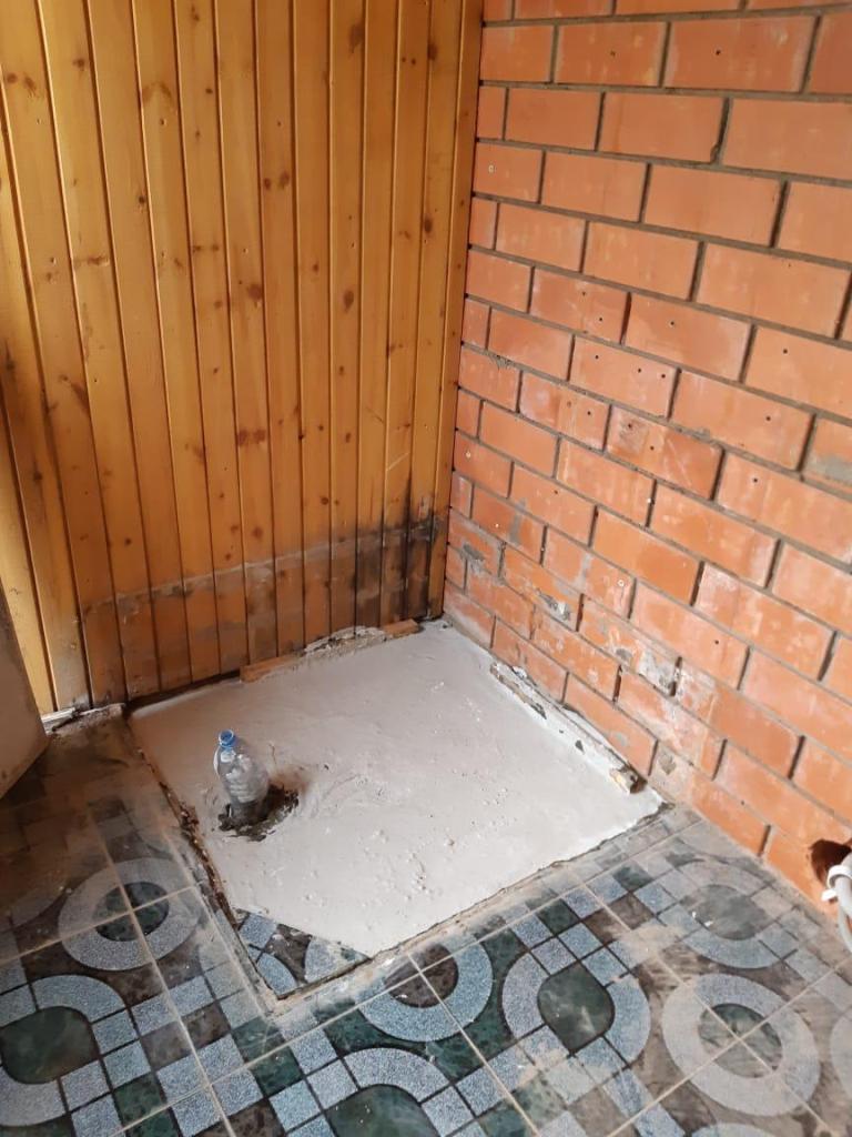 Подготовка основания для установки душевой кабины Frank F409 Установка душевой кабины
