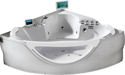 Акриловая ванна GEMY G9025 II O 155х155 с гидромассажем