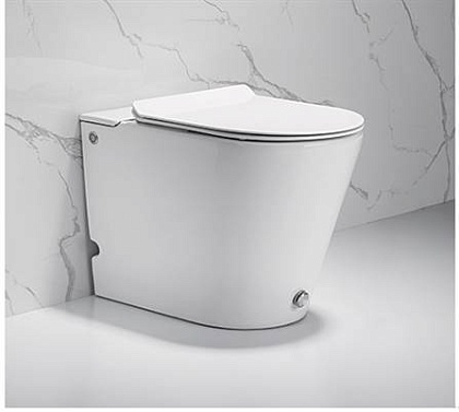 Приставной унитаз Cerutti Argentera Pulse CT7267 С функцией импульсного смыва
