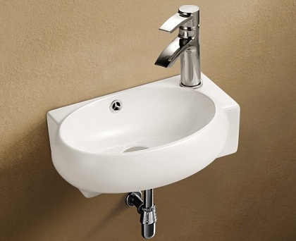 Подвесная раковина WeltWasser WW AISBACH 5011-R белый глянец
