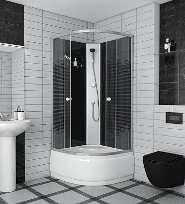 Душевая кабина NIAGARA NG-7508-14BK BLACK
