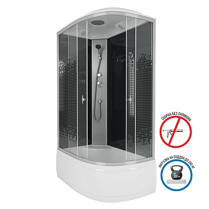 Душевая кабина NIAGARA NG-7510-14 L BLACK