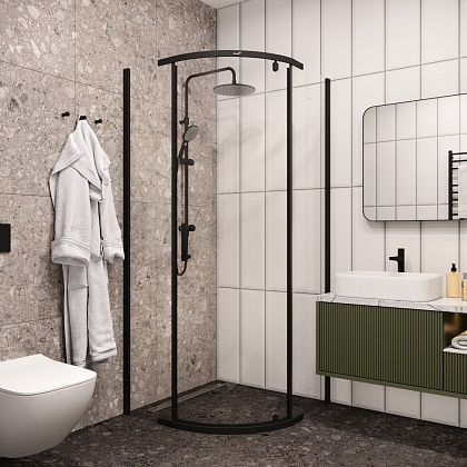 Душевой уголок Ceruttispa Korra Z90B 90x90 без поддона Душевой уголок Ceruttispa Korra Z90B 90x90 без поддона