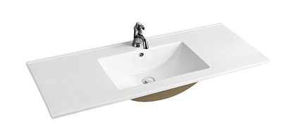 Встраиваемая раковина WeltWasser WW DEILBACH 7506-120 белый глянец