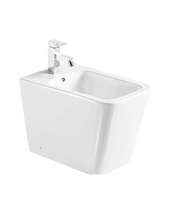 Биде напольное WeltWasser WW GELBACH 003GL-WT белый глянец