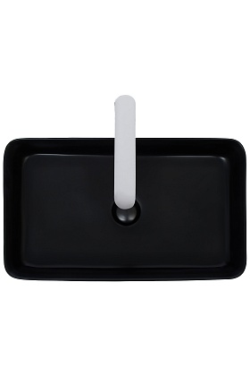 Накладная раковина WeltWasser WW ELBACH 2250 MB черный матовый Накладная раковина WeltWasser WW ELBACH 2250 MB черный матовый