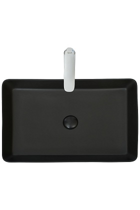 Накладная раковина WeltWasser WW ELBACH 2174 MB черный матовый Накладная раковина WeltWasser WW ELBACH 2174 MB черный матовый
