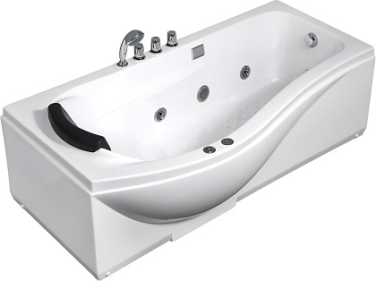 Акриловая ванна GEMY G9010 B R 173х83 с гидромассажем