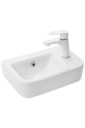 Подвесная раковина WeltWasser WW AISBACH 10100 R белый глянец