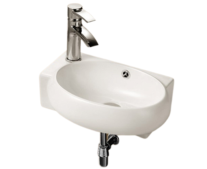 Подвесная раковина WeltWasser WW AISBACH 5011-L белый глянец