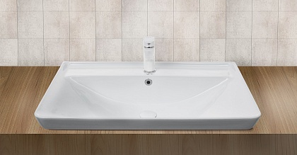 Встраиваемая раковина WeltWasser WW DEILBACH 7608-70 белый глянец Встраиваемая раковина WeltWasser WW DEILBACH 7608-70 белый глянец