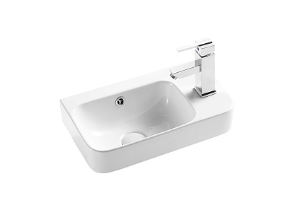 Подвесная раковина WeltWasser WW AISBACH 5117 R белый глянец
