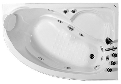 Акриловая ванна GEMY G9009 B R 150х100 с гидромассажем Акриловая ванна GEMY G9009 B R 150х100 с гидромассажем