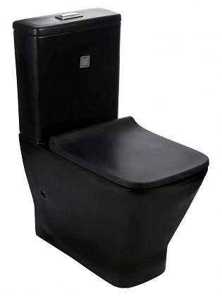 Унитаз компакт WeltWasser WW Rotbach 001MT-BL черный матовый Унитаз компакт WeltWasser WW Rotbach 001MT-BL черный матовый
