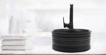 Накладная раковина WeltWasser WW ELBACH 3272 MB черный матовый