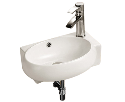 Подвесная раковина WeltWasser WW AISBACH 5011-R белый глянец