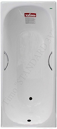 Ванна чугунная TIMO Standard 3V 150x70 с ручками