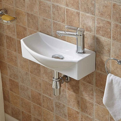 Подвесная раковина WeltWasser WW AISBACH 7946 GL-WT R белый глянец