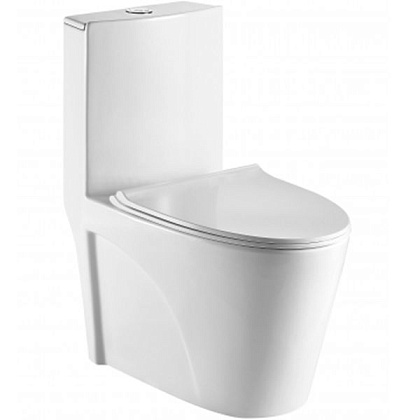 Унитаз компакт WeltWasser WW WELZBACH 001GL-WT белый глянец