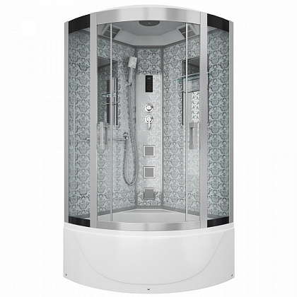 Душевая кабина Niagara Luxe NG-7710W 100х100 с высоким поддоном